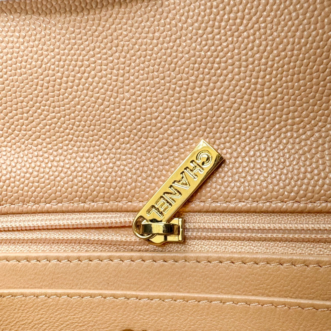 CH MINI CLASSIC HANDBAG 20 Small Grained Calfskin Light Teas