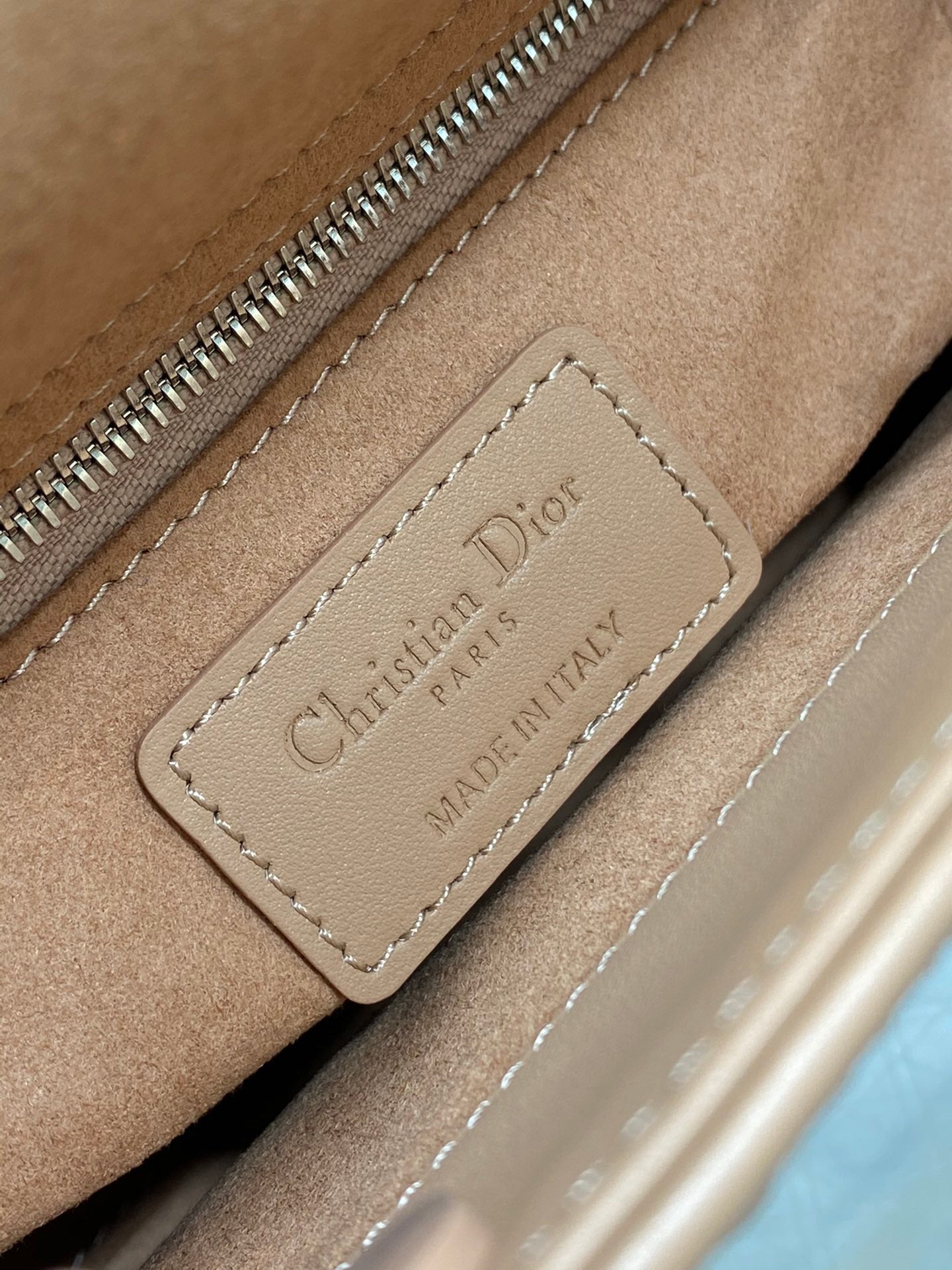 DO Mini Lady Bag Matte Pink Diamond Pattern Calfskin