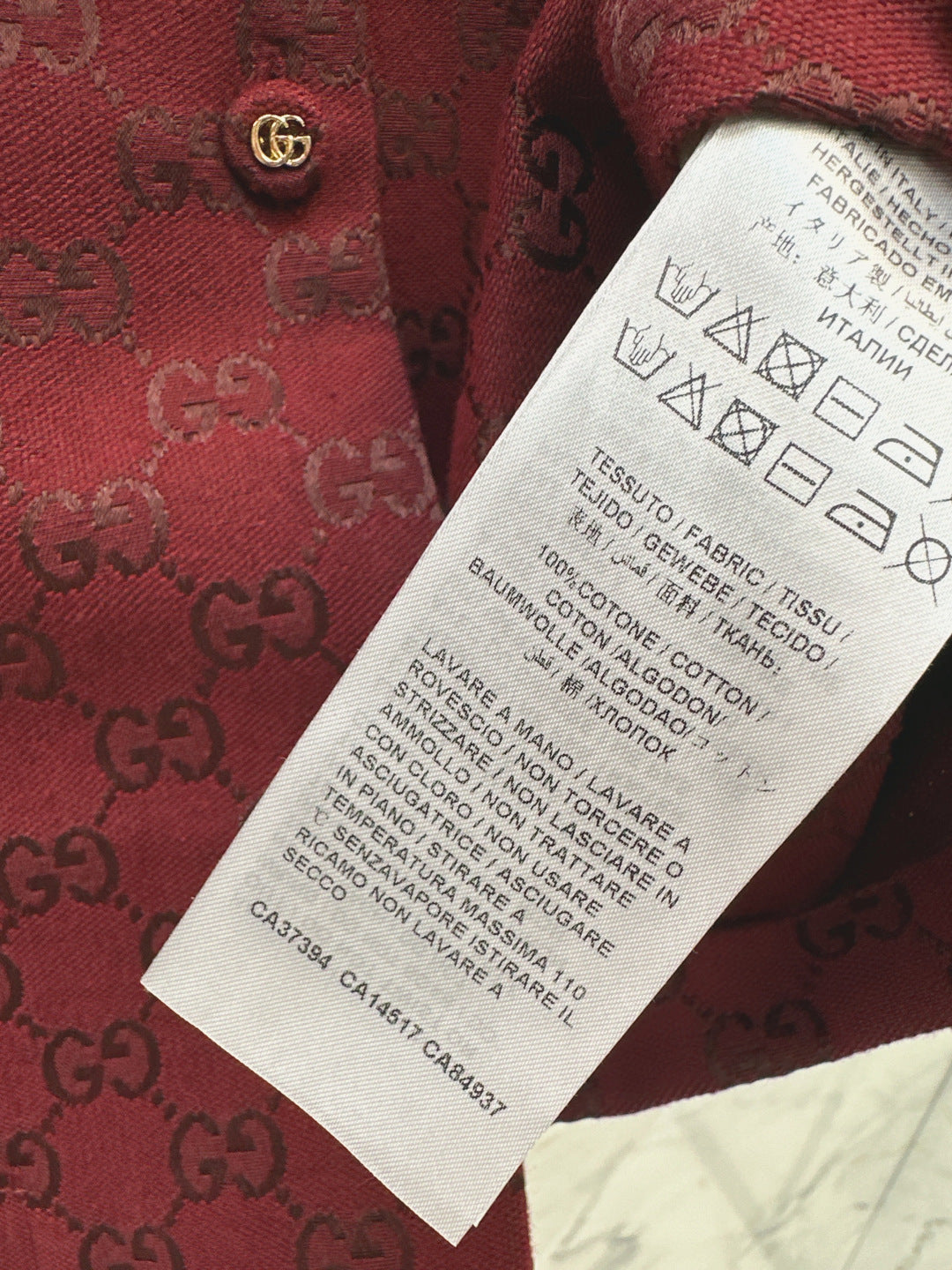 Guc New jacquard shirt