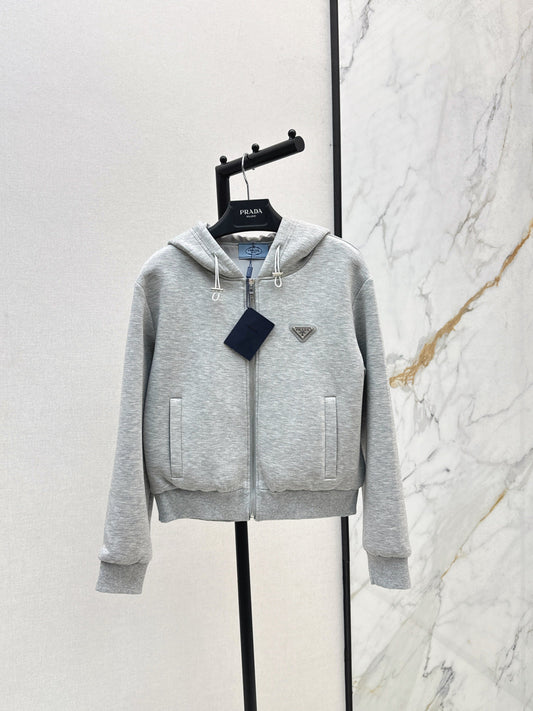 Pra New Hooded zip-up jacket