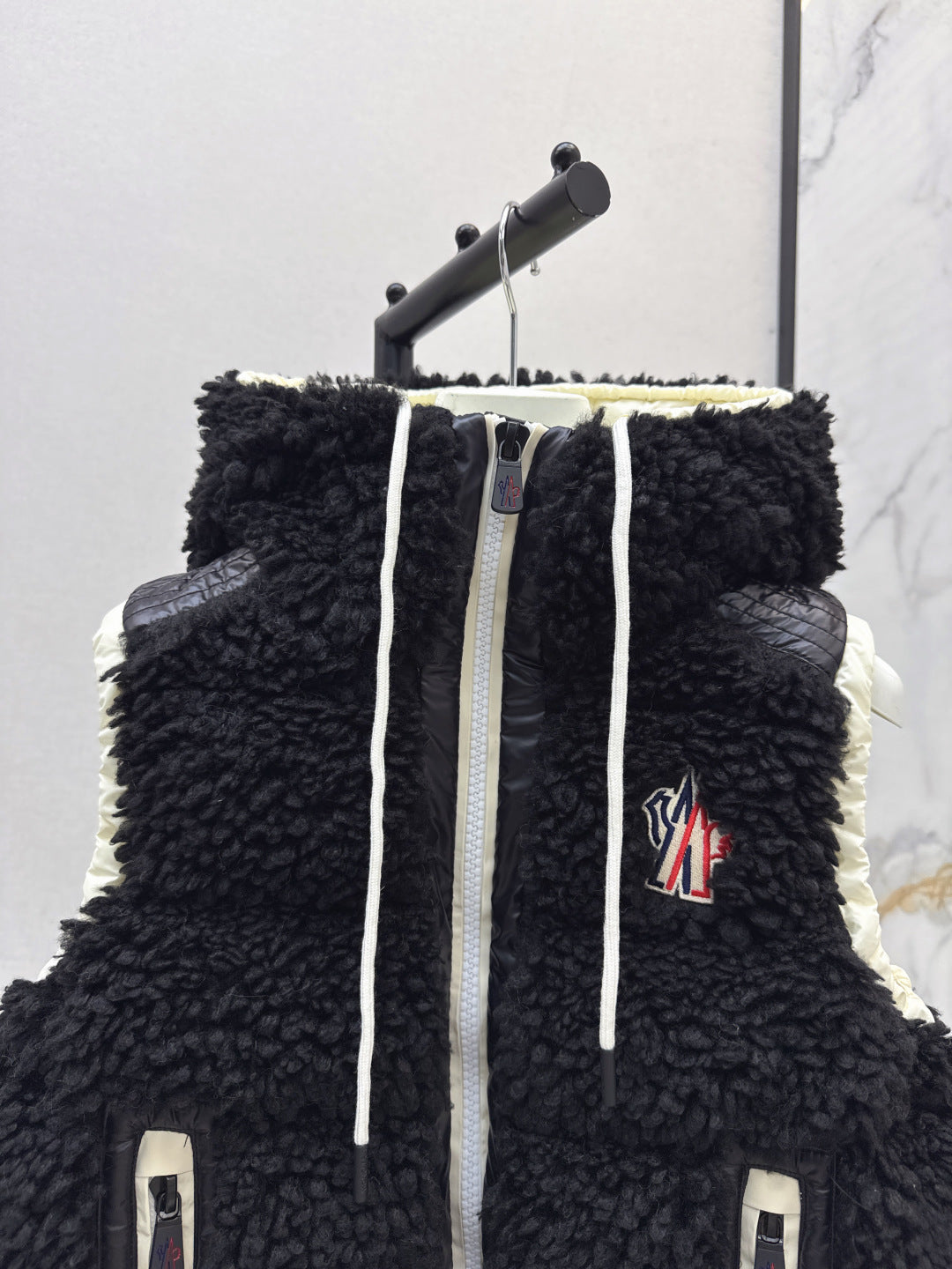 Monc New lambswool vest down jacket