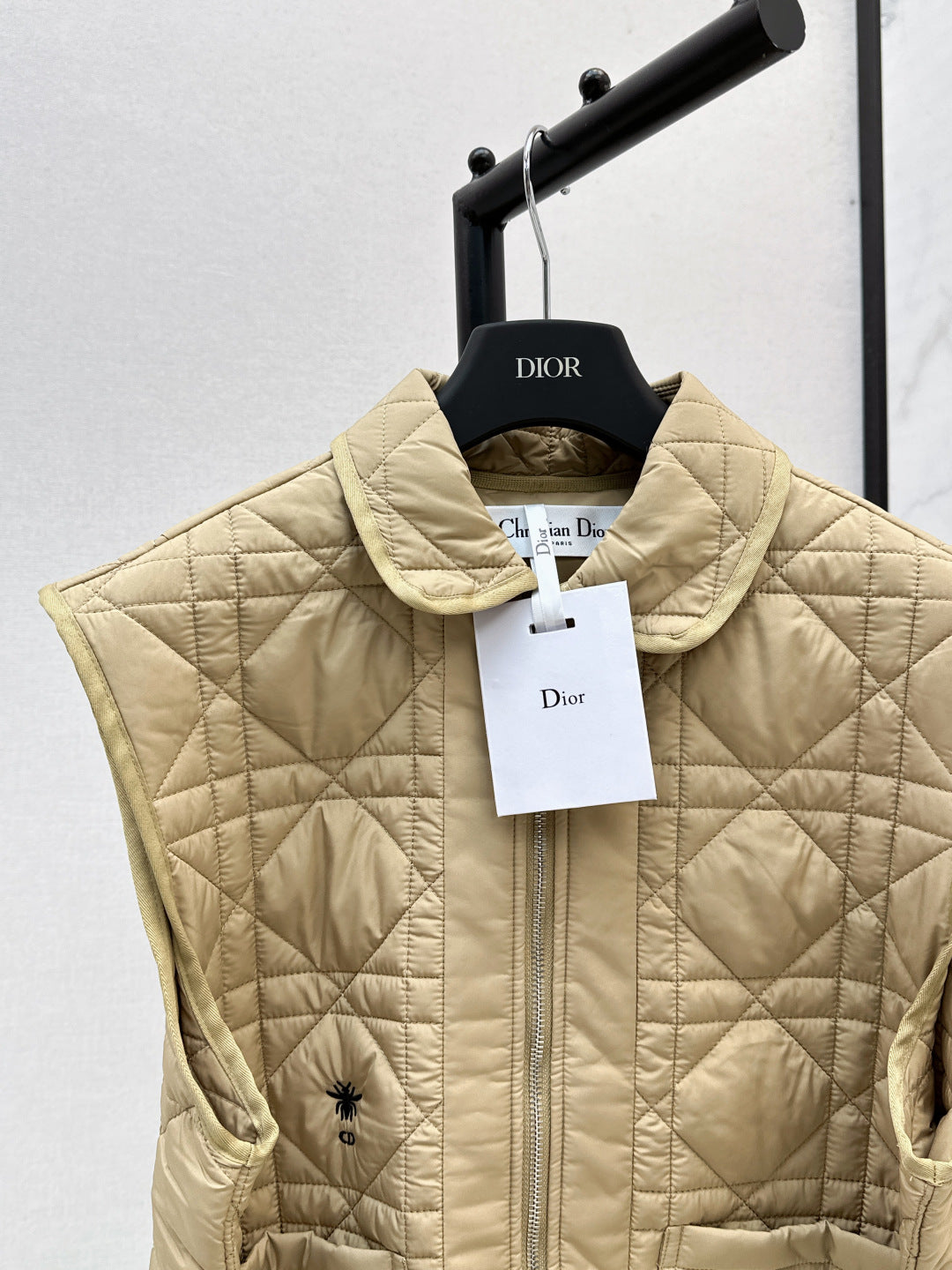 CD New Plaid vest jacket