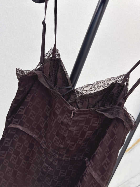 Fend New Lace suspenders