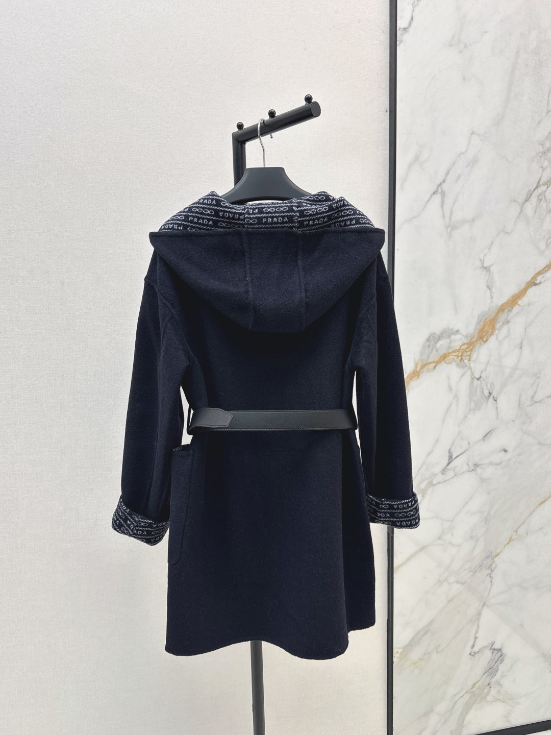 Pra NEW Hooded wool coat