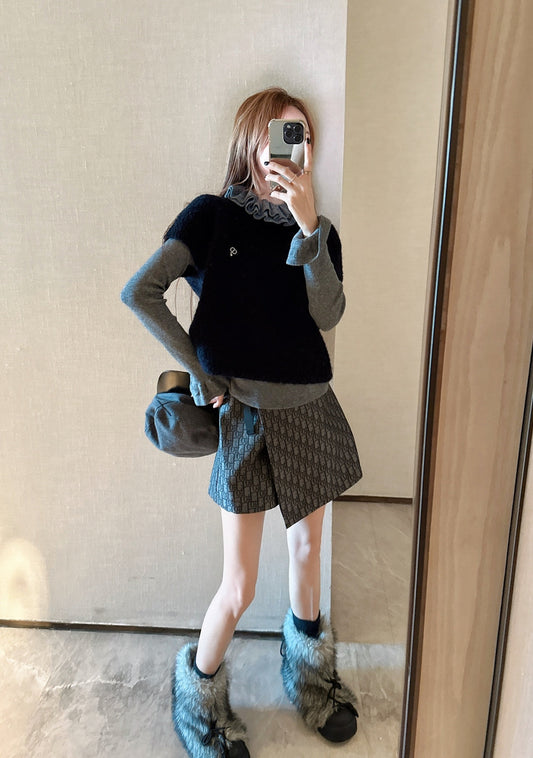 CD NEW Base shirt and vest set