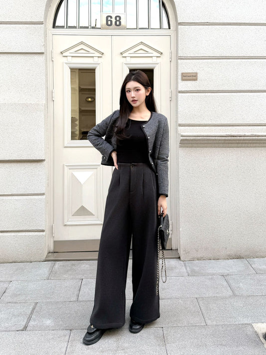 Brun NEW lined straight pants