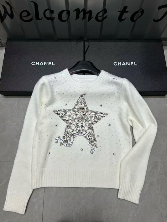 CD 25fw knitted sweater