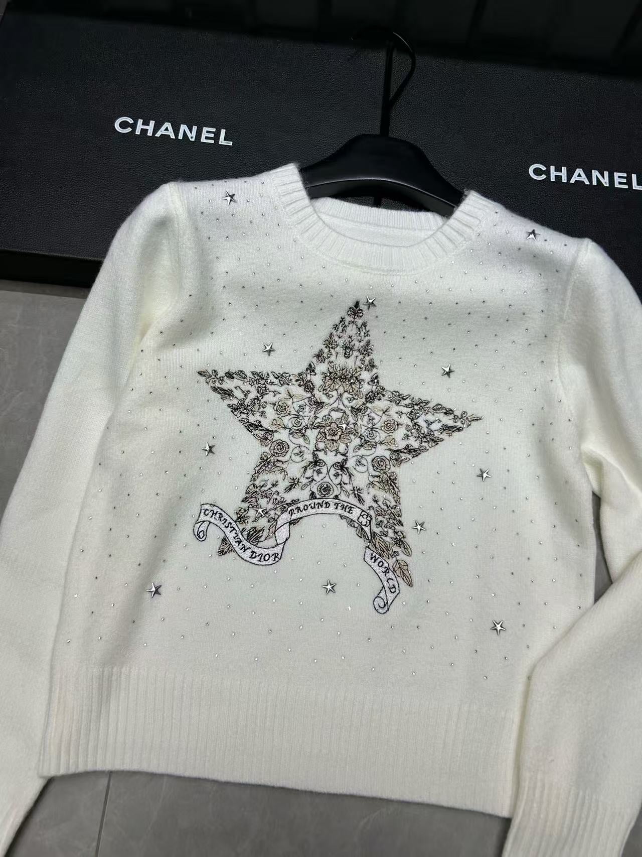 CD 25fw knitted sweater