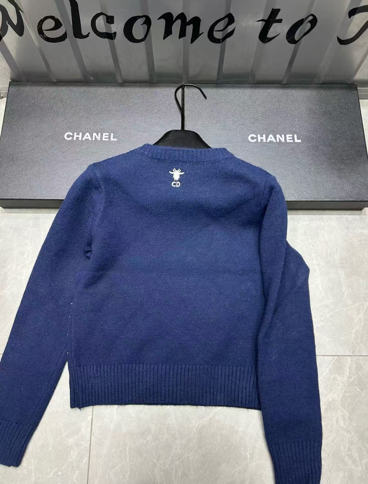 CD 25fw knitted sweater