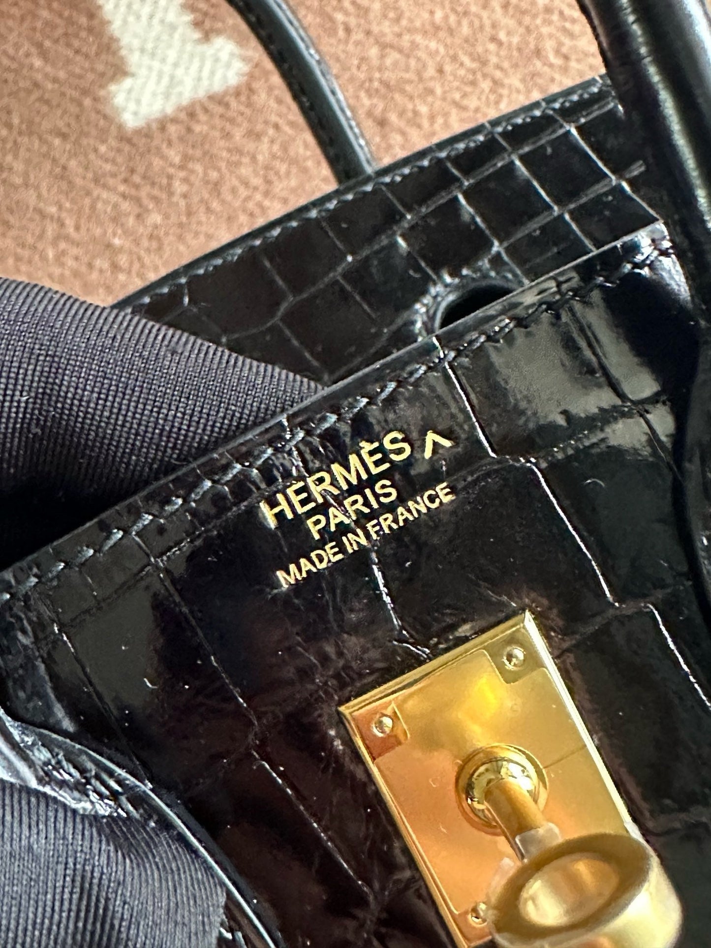 H crocodile handmade