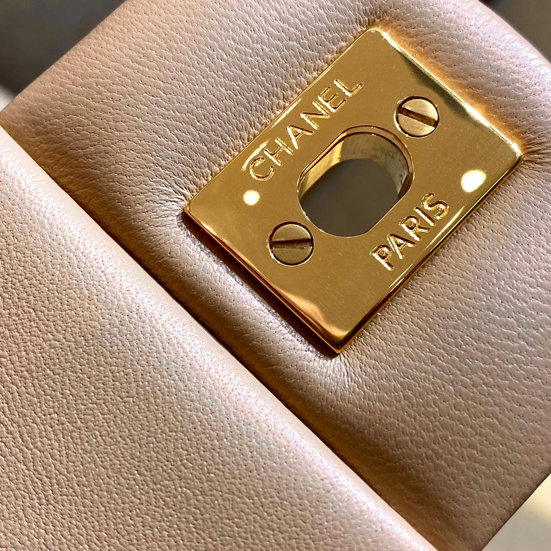 CH  MINI CLASSIC HANDBAG 20 Lambskin Chai (Teas)