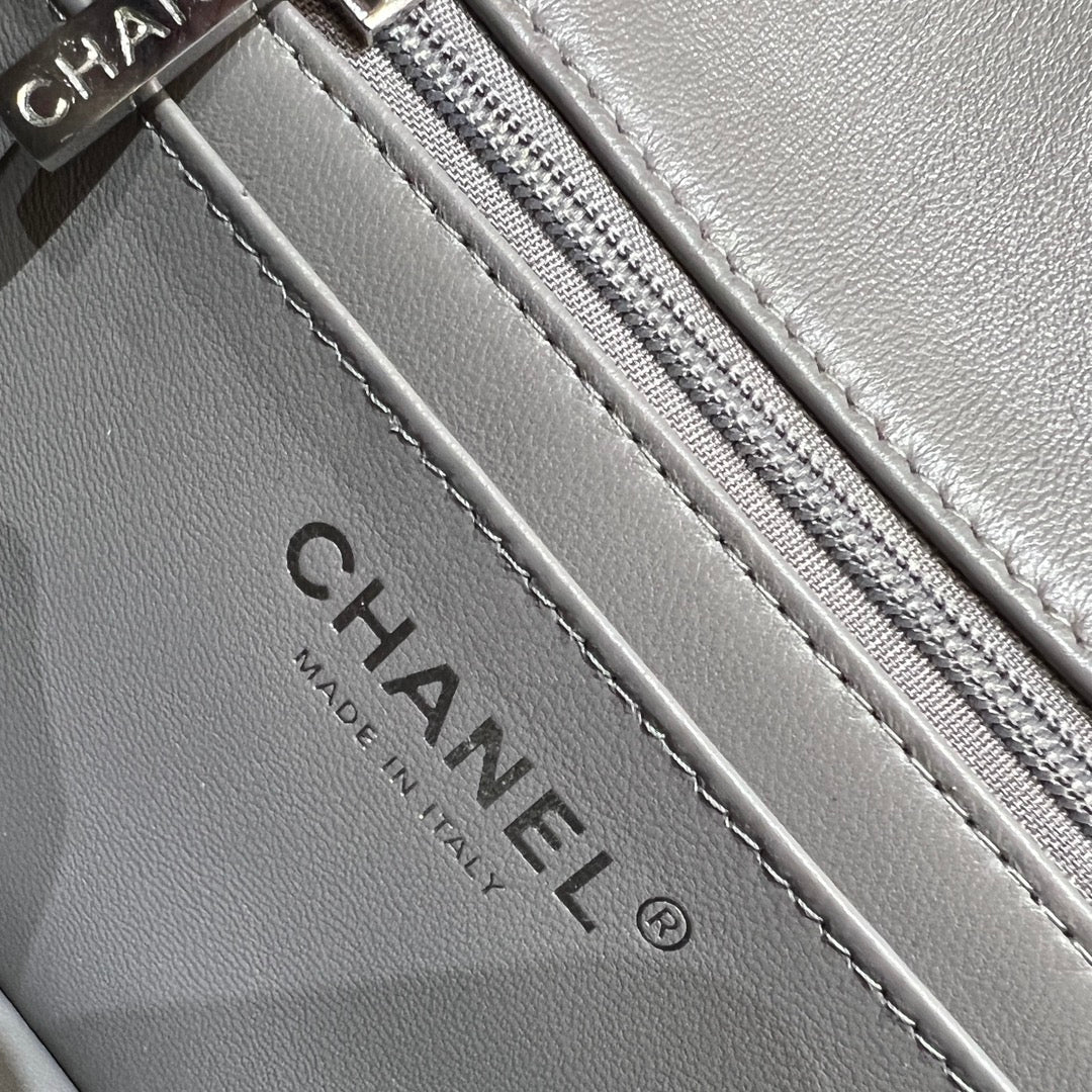 CH MINI CLASSIC HANDBAG 20 Lambskin High-grade Gray
