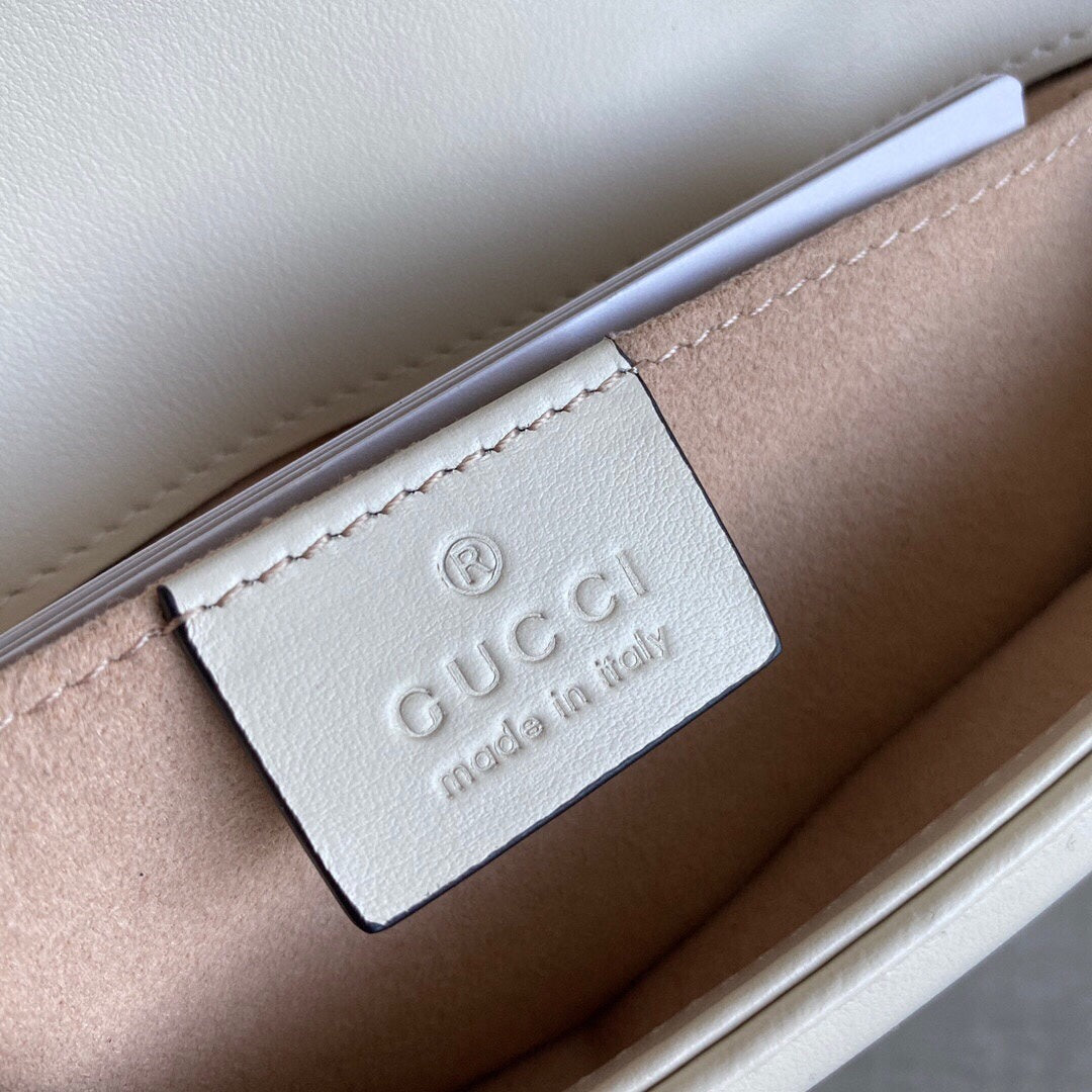 GC  GG Marmont mini shoulder bag Black / White / Red / Gray Blue