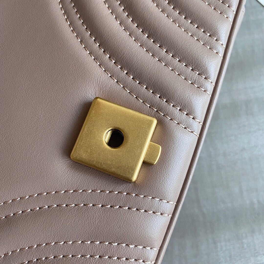 GC  GG Marmont mini shoulder bag Black / White / Red / Gray Blue