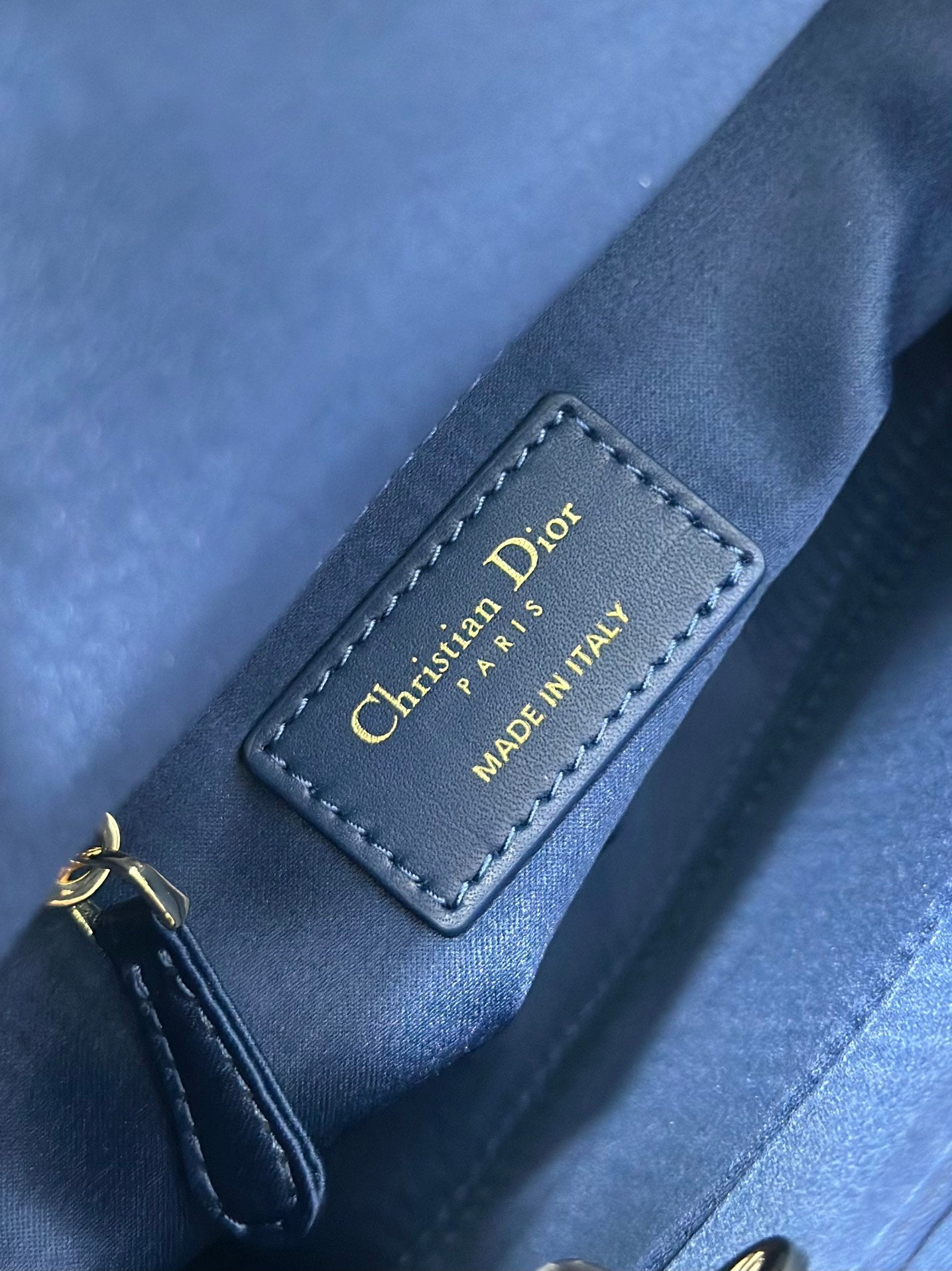 DO  Mini Lady Bag  Blue Sapphire Pearl decoration Embroidery