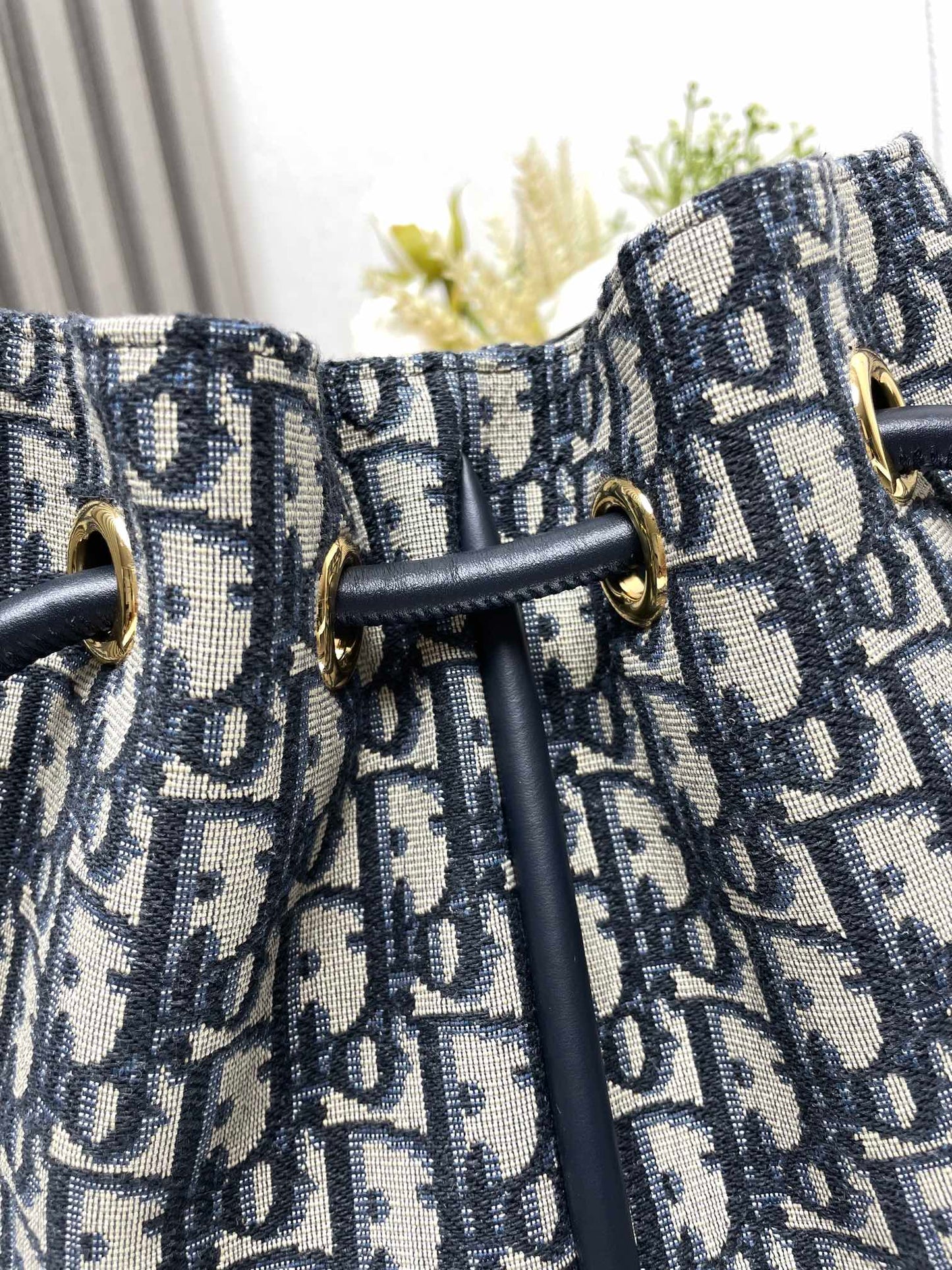 DO Medium / Large Nolita Bag Blue Dior Oblique Jacquard