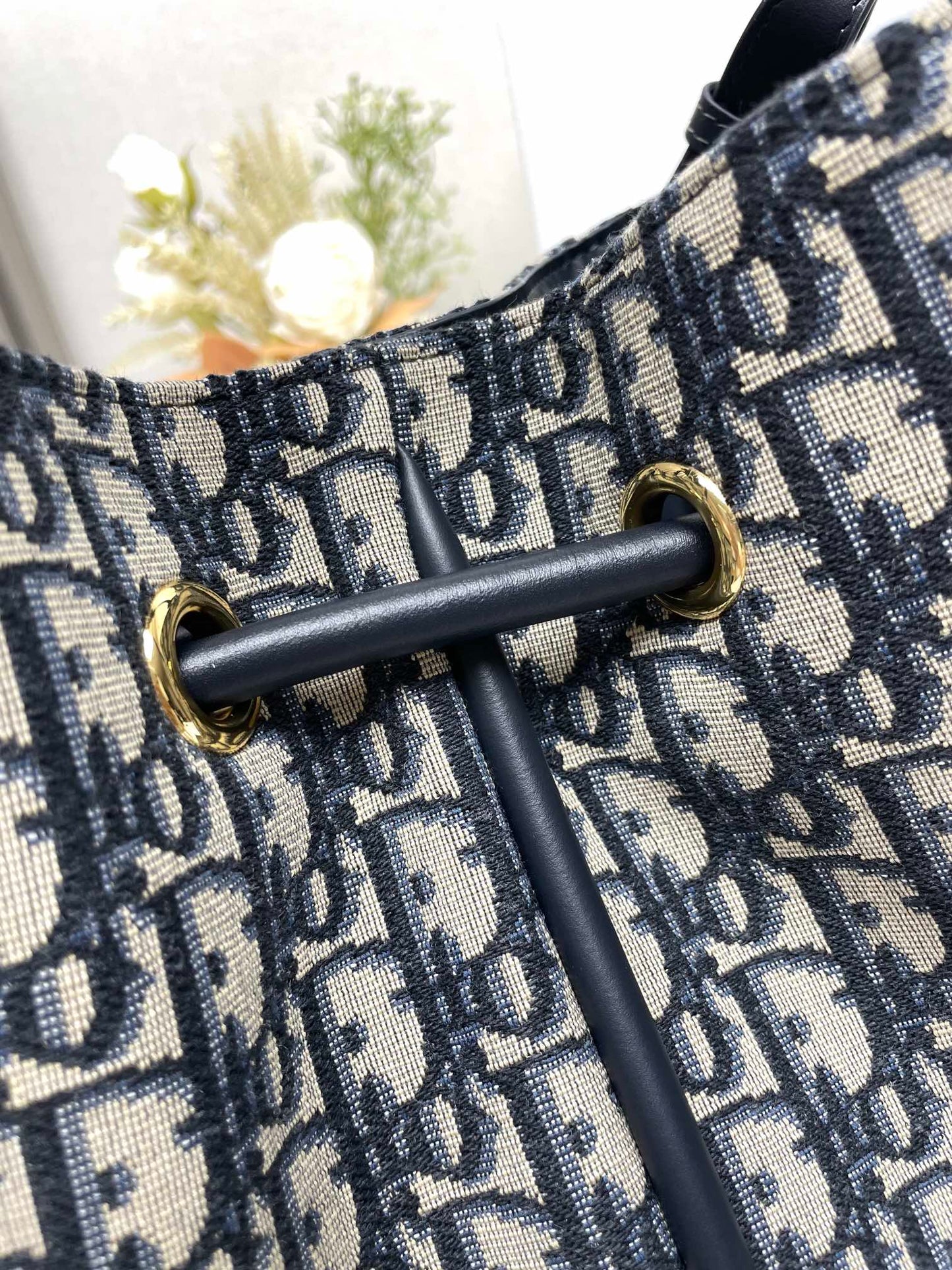 DO Medium / Large Nolita Bag Blue Dior Oblique Jacquard