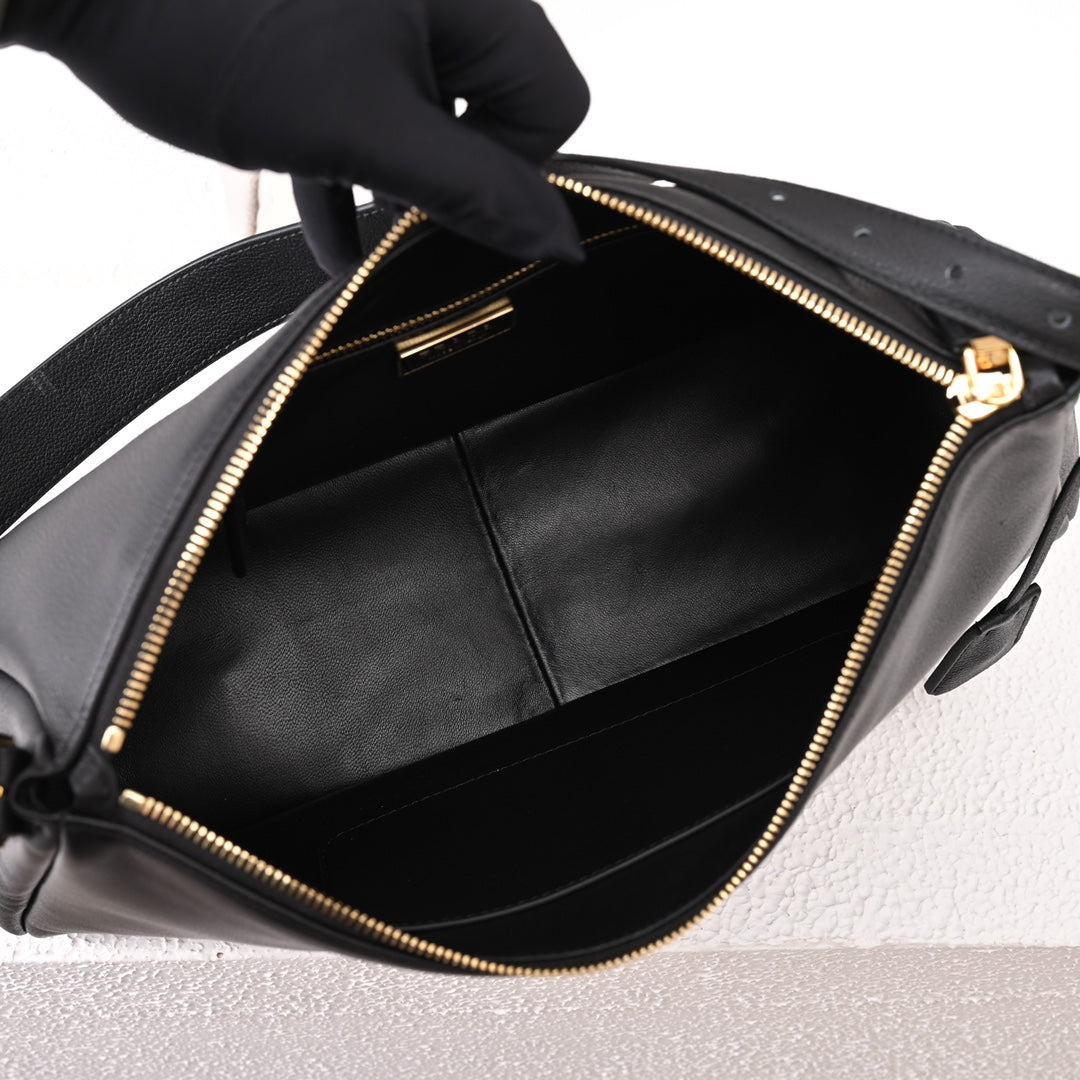 PD  Aimée large leather shoulder bag