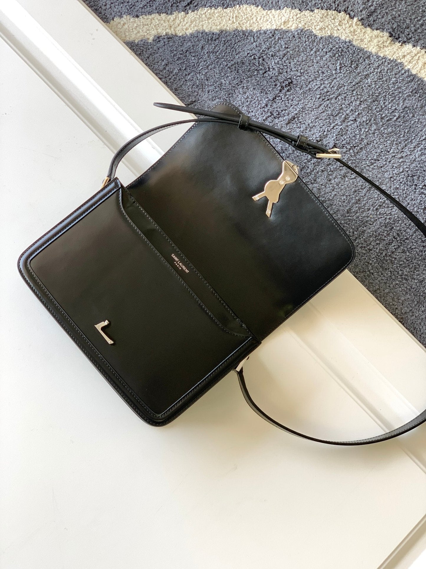 YL SOLFERINO MEDIUM SATCHEL IN BOX SAINT LAURENT