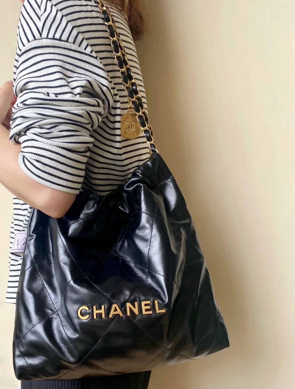 C* 22bag garbage bag♥ Black Golden Lotus