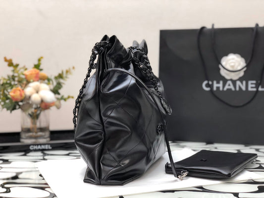 C* 22bag garbage bag♥ black black chain