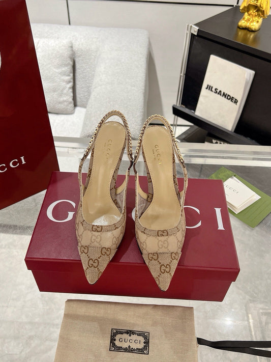 G* New Chain High Heel Sandals