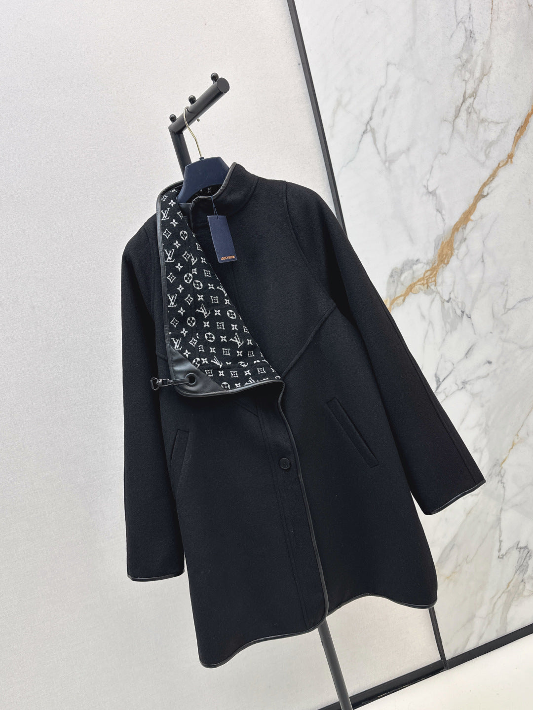 Louis 25fw Long cape coat