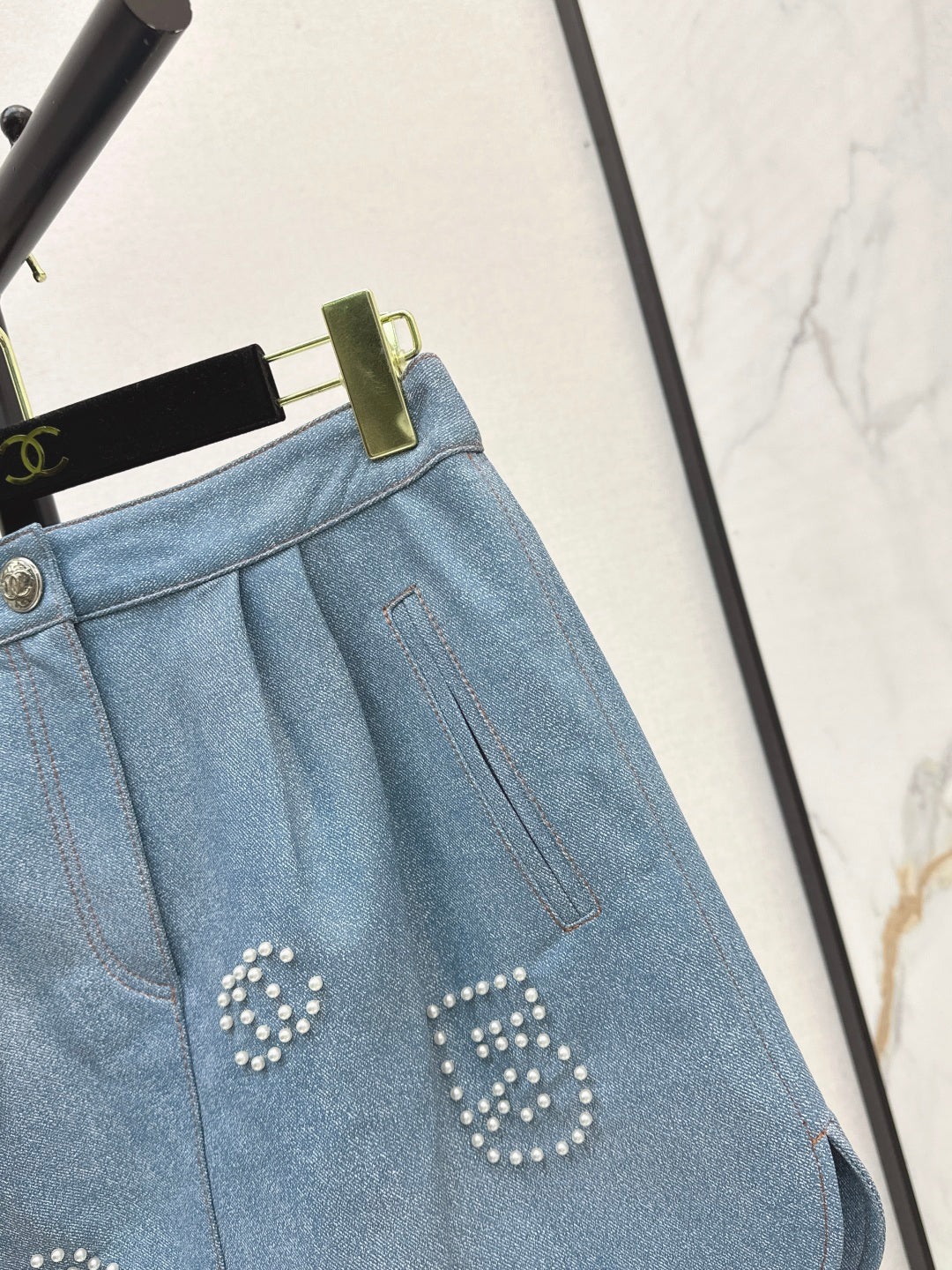 Chan 25FW denim skirt