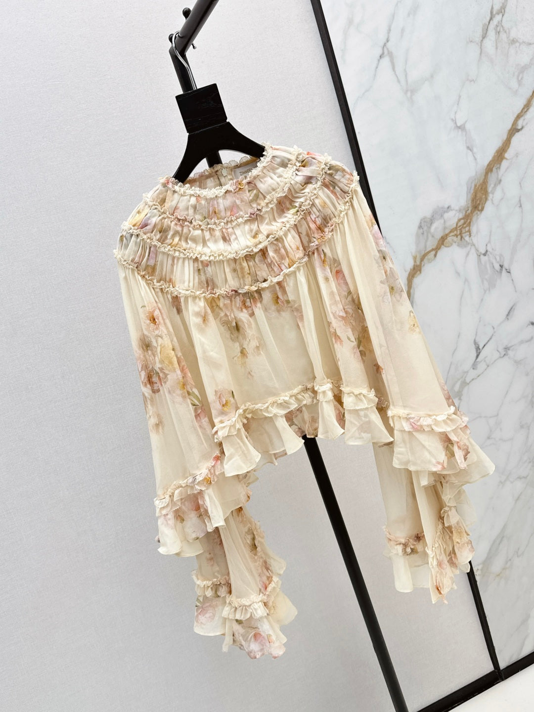 Zimm 25fw  embroidered shirt