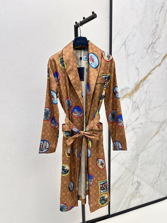 Louis 25fw Nightgown-style trench coat