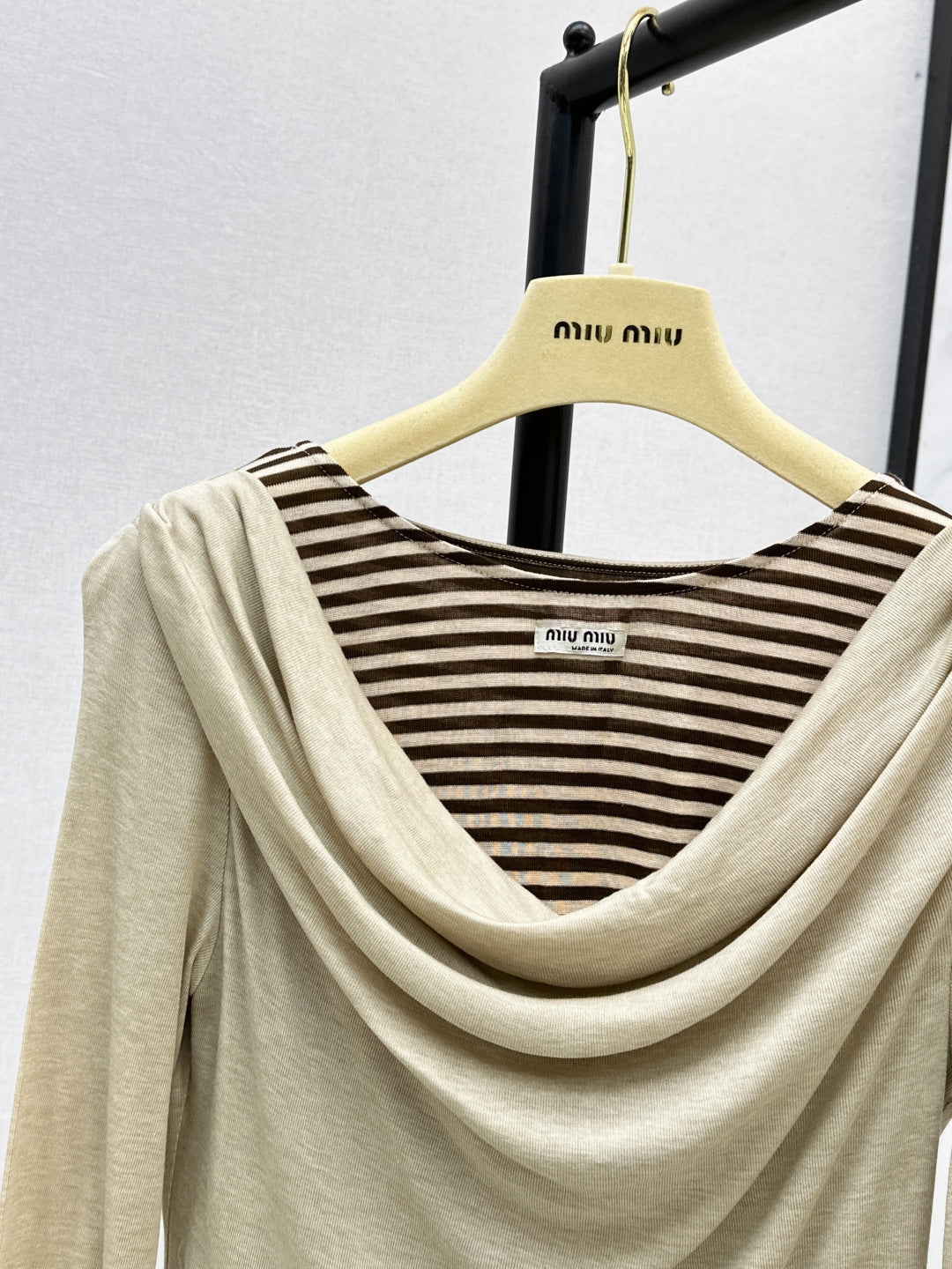 Chan New Striped bottoming shirt