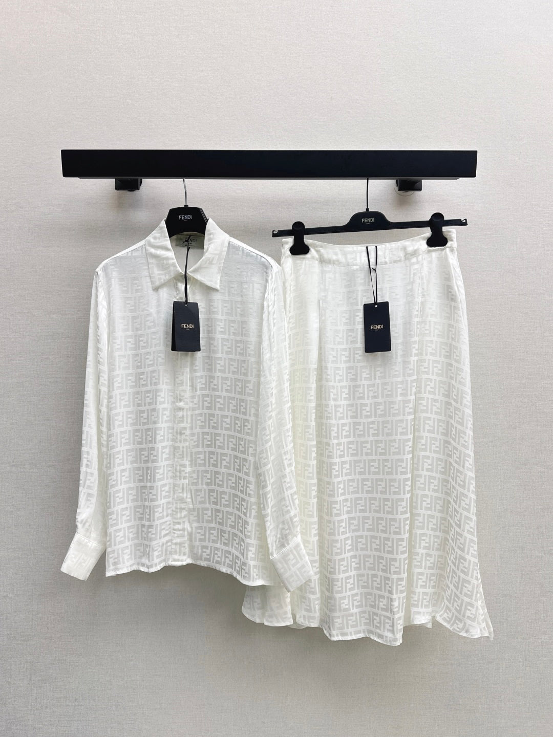 Fend New jacquard shirt