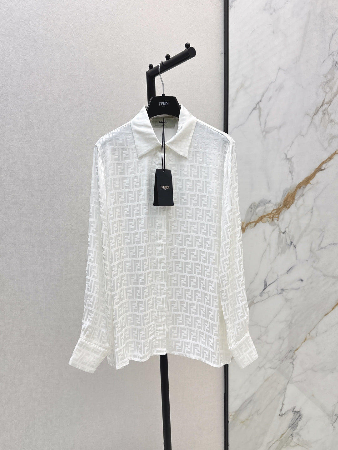 Fend New jacquard shirt