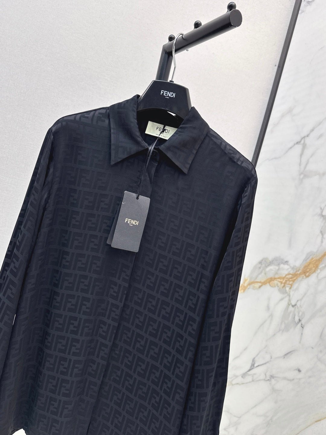 Fend New jacquard shirt