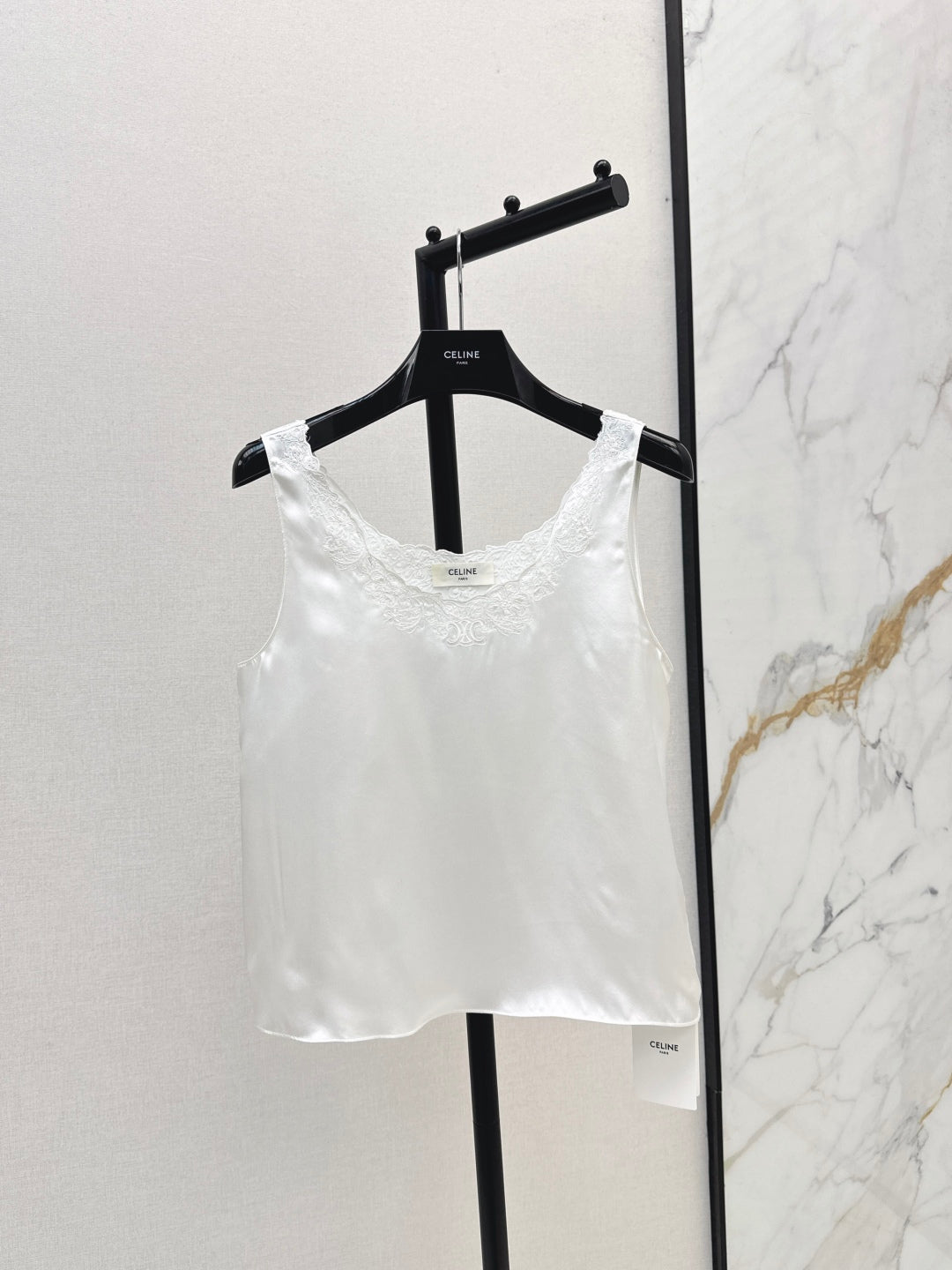 Celi  New Embroidered silk vest