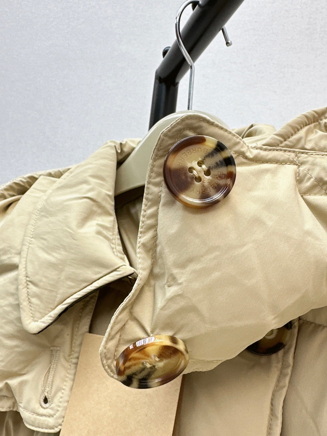 Bur New Double-breasted hooded down jacket