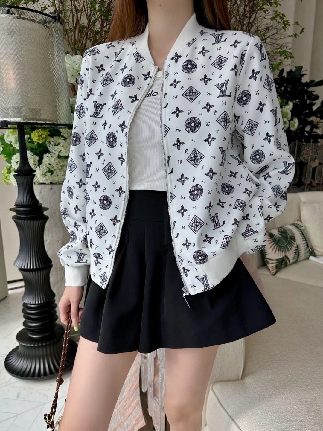 Louis  New Monogram stand collar jacket