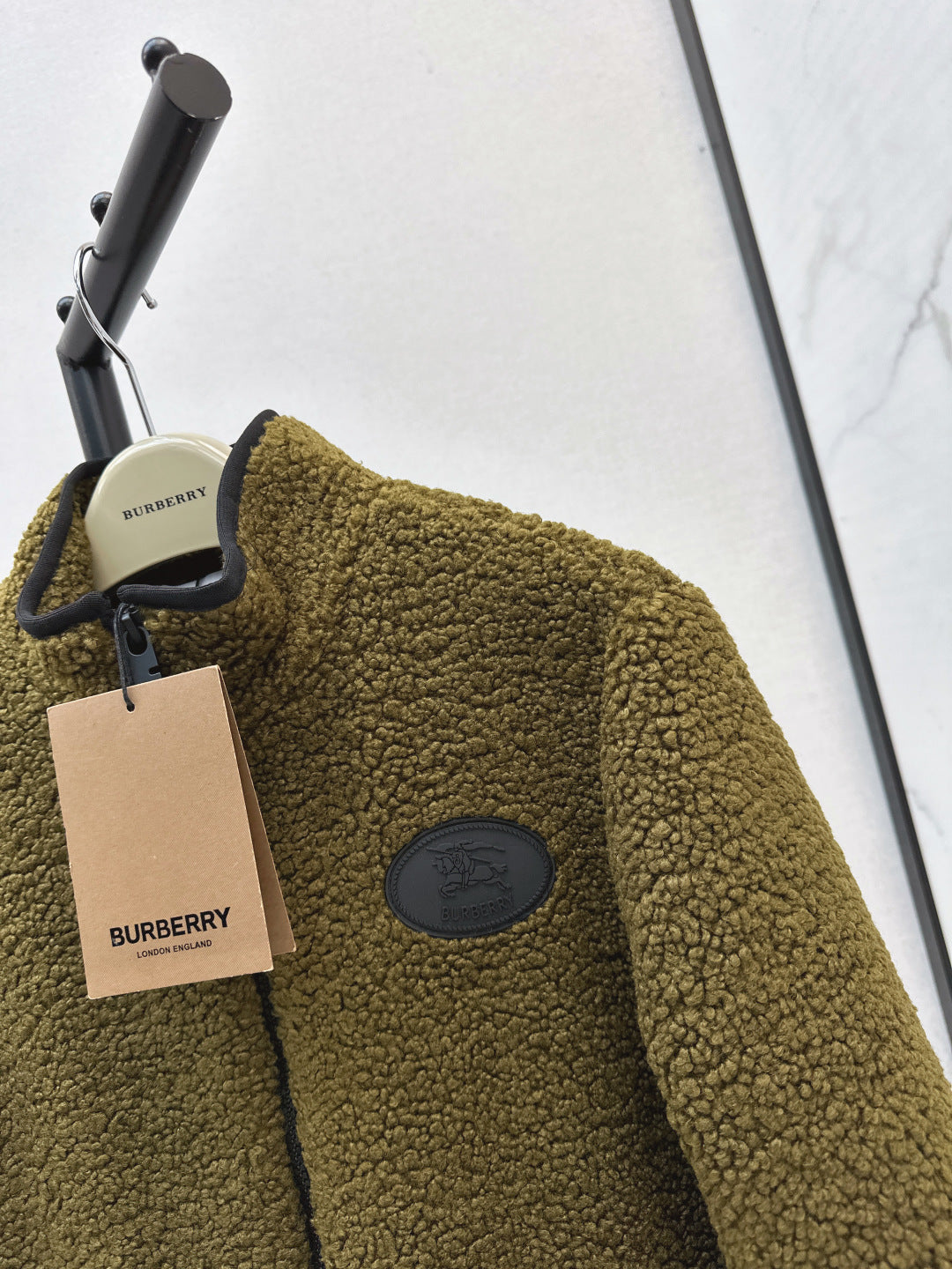 Bur New Teddy Bear Stand Collar Jacket