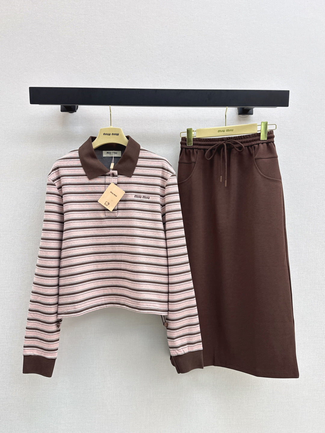 Miu New striped casual suit