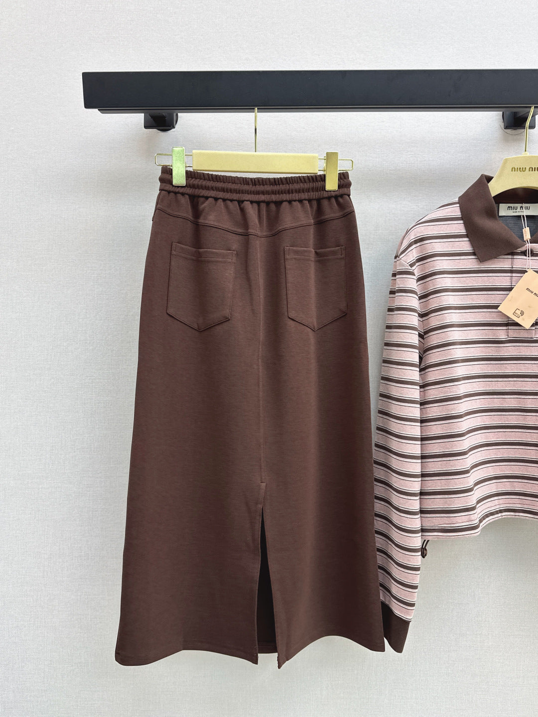 Miu New striped casual suit