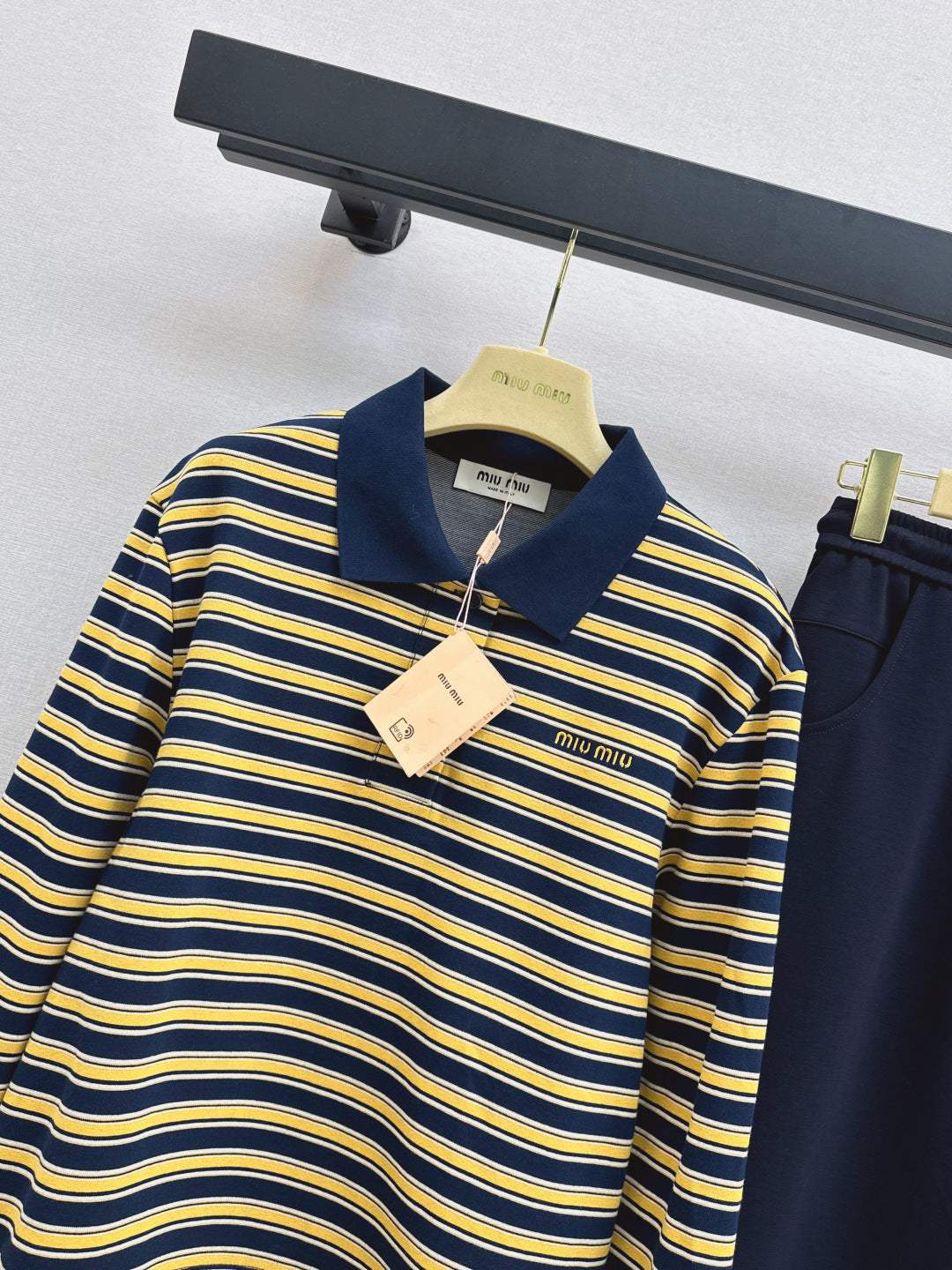 Miu New striped casual suit