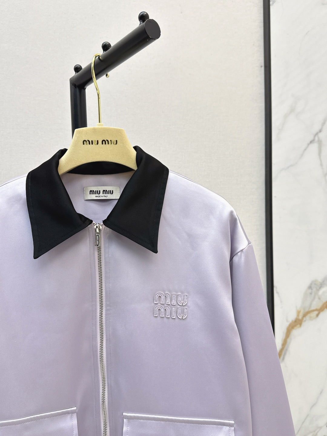 Miu New satin jacket