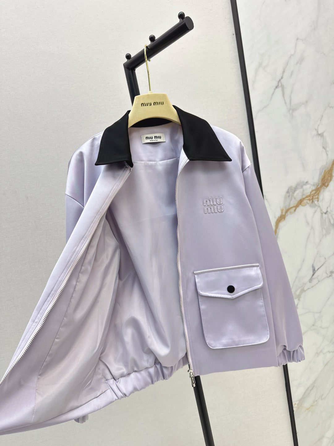 Miu New satin jacket