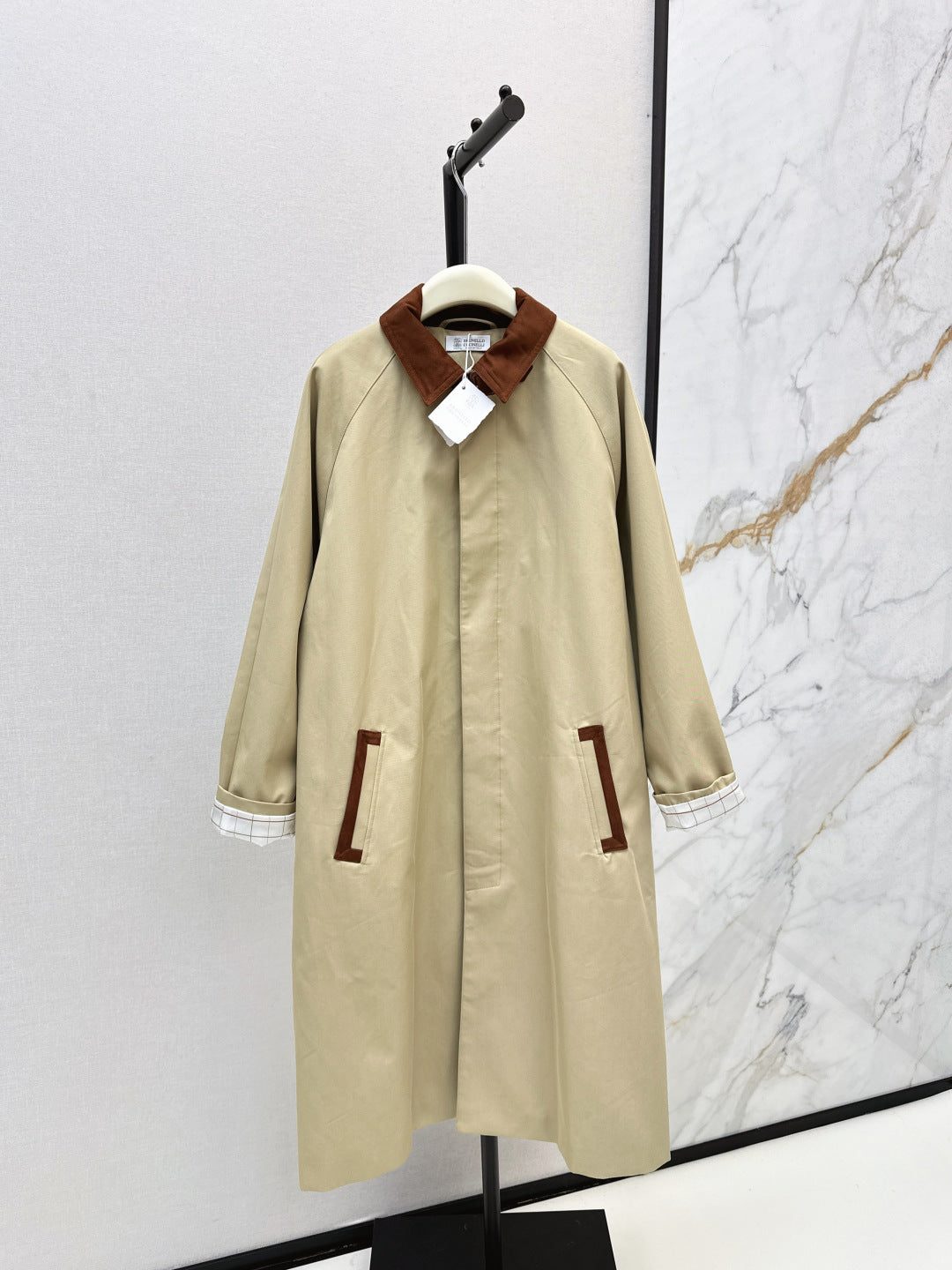 Brune New long coat