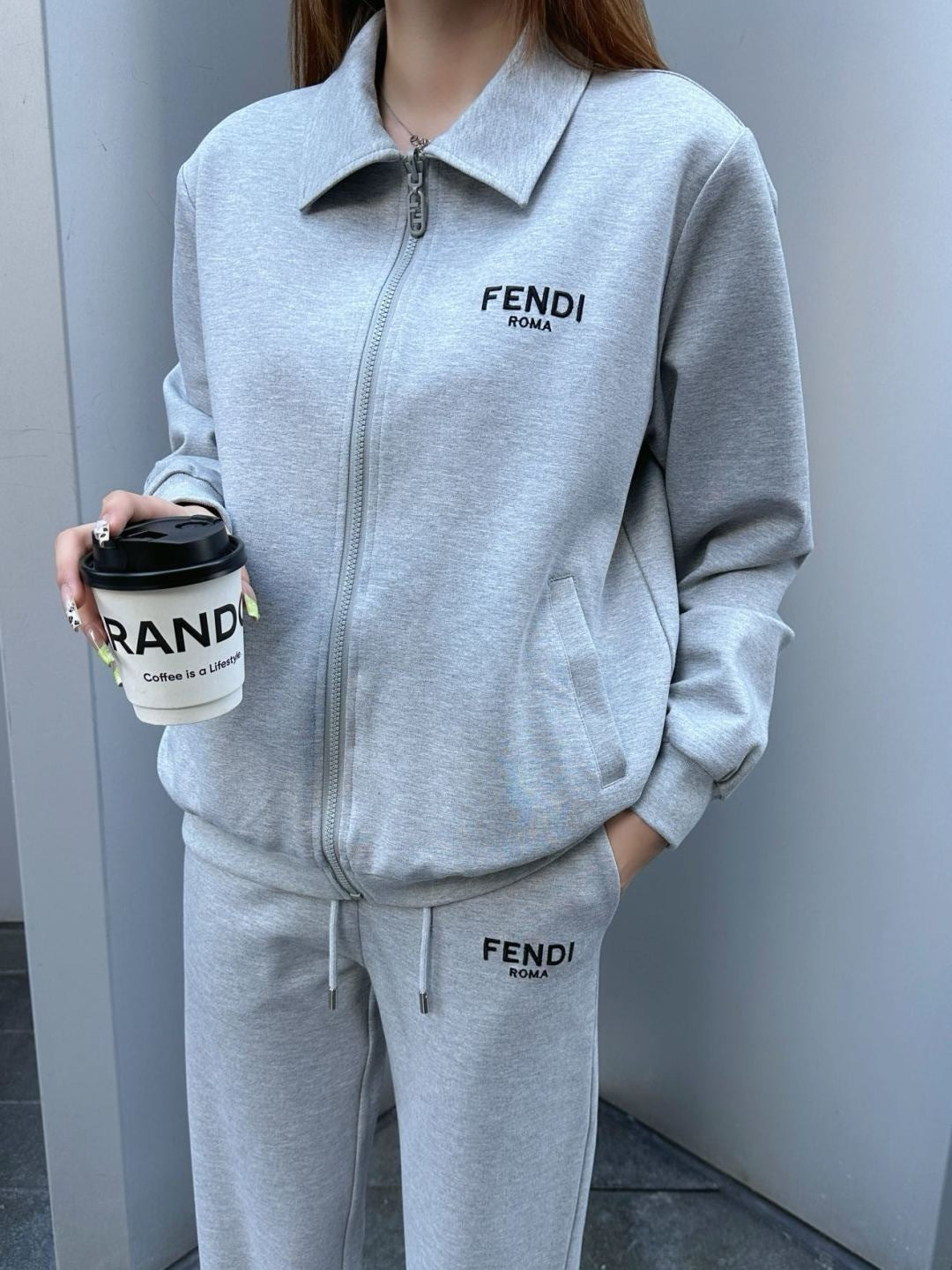 Fend New Double-sided casual suit