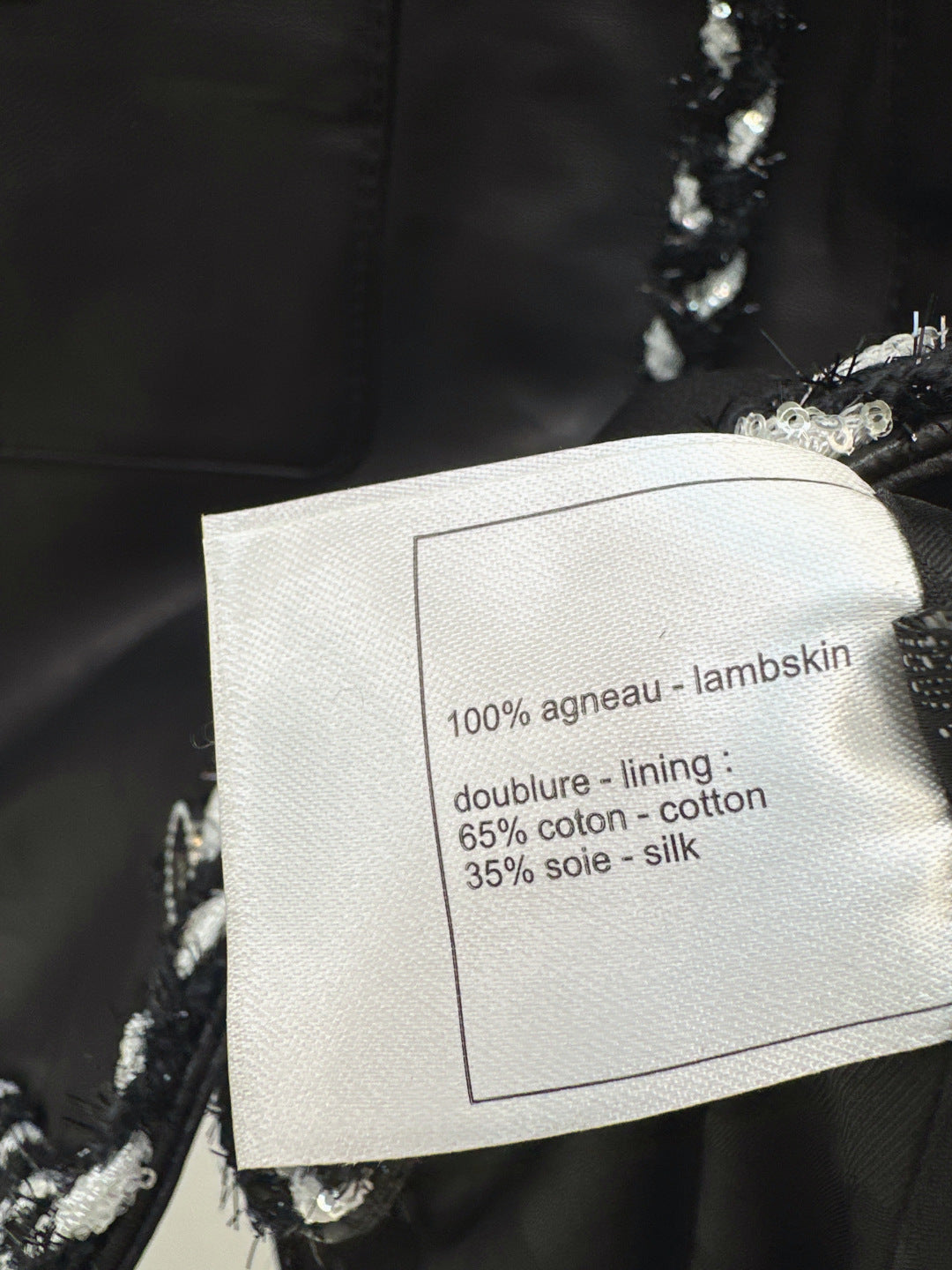 Chan New genuine leather jacket