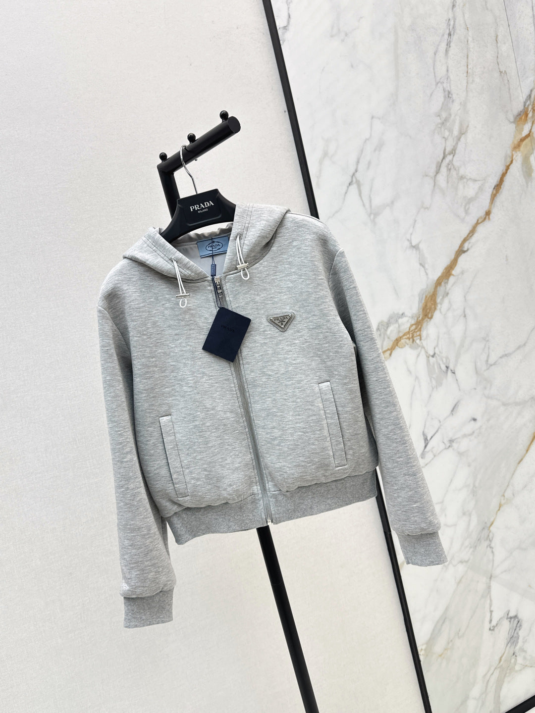 Pra New Hooded zip-up jacket