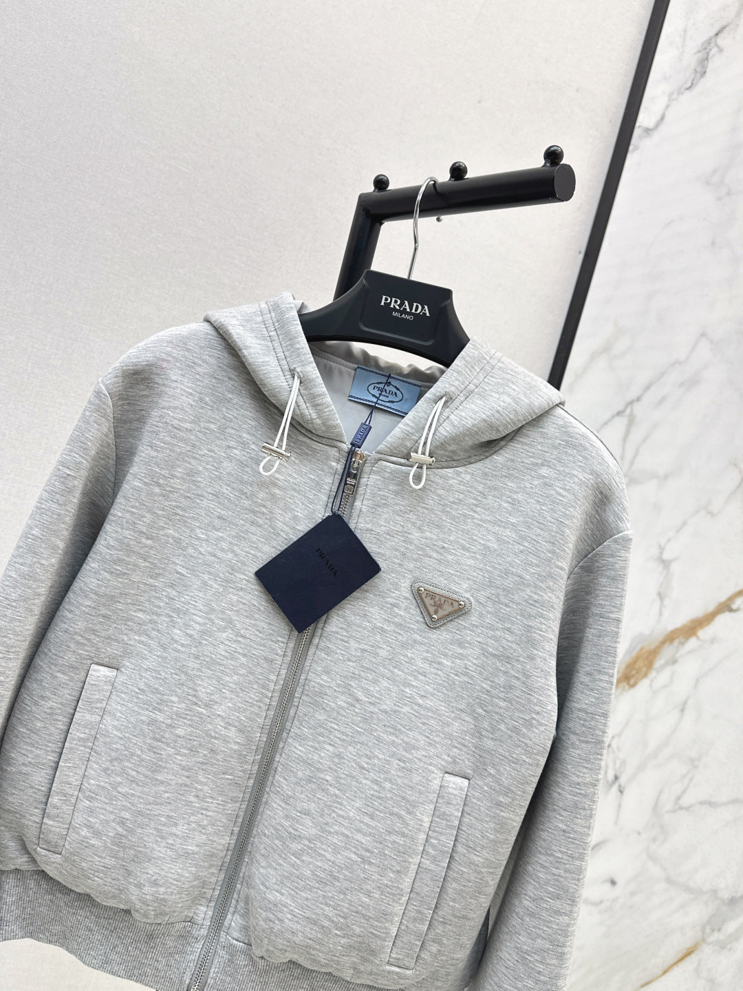 Pra New Hooded zip-up jacket