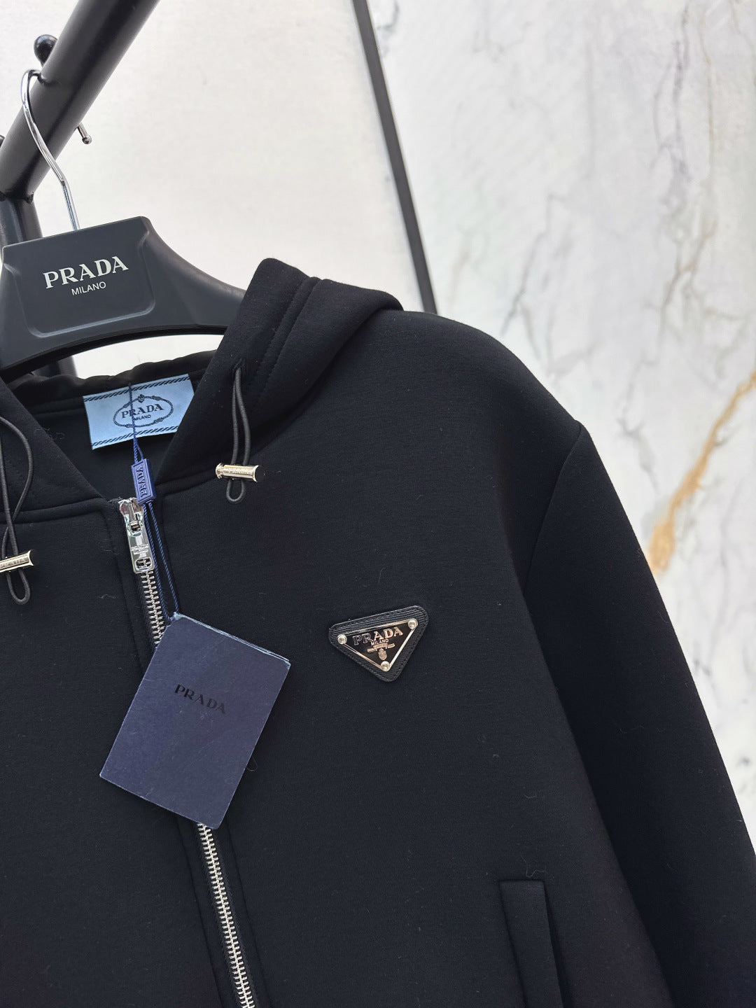 Pra New Hooded zip-up jacket