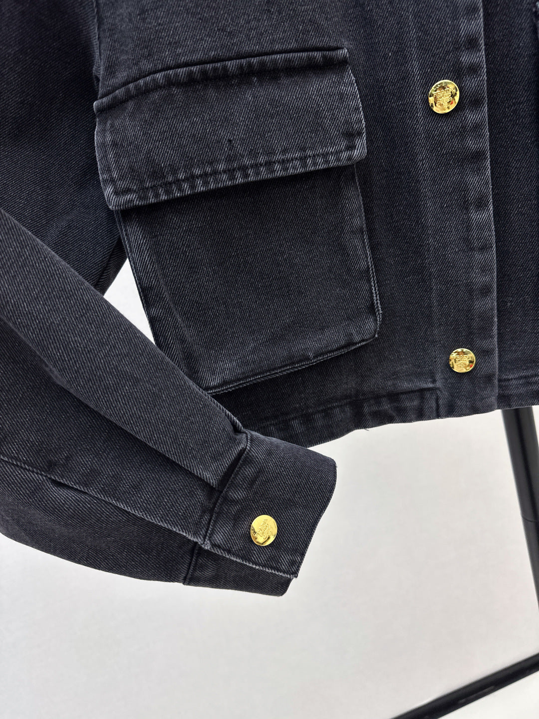 Pra New lapel denim jacket